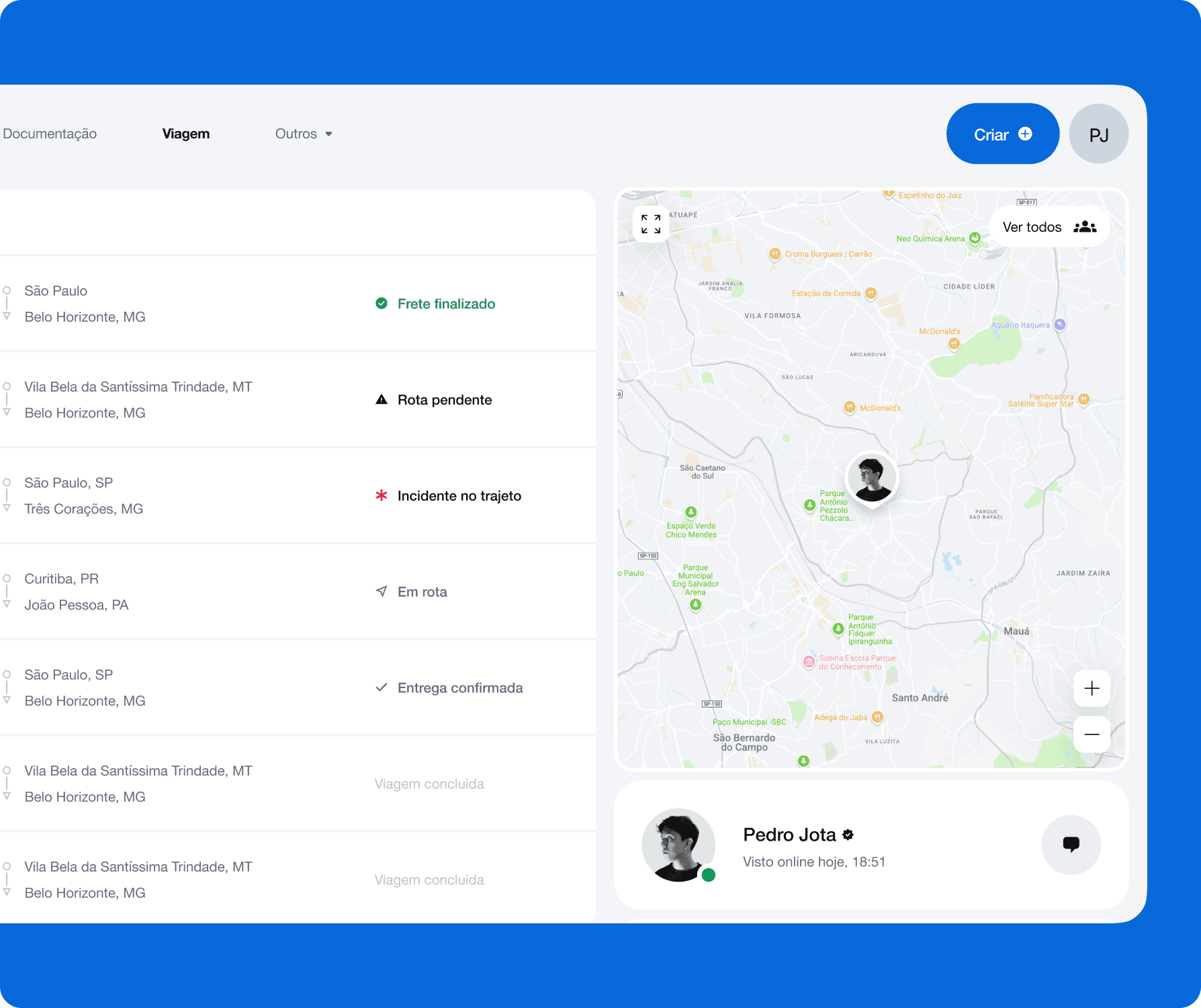 Frete.com — mockup 2