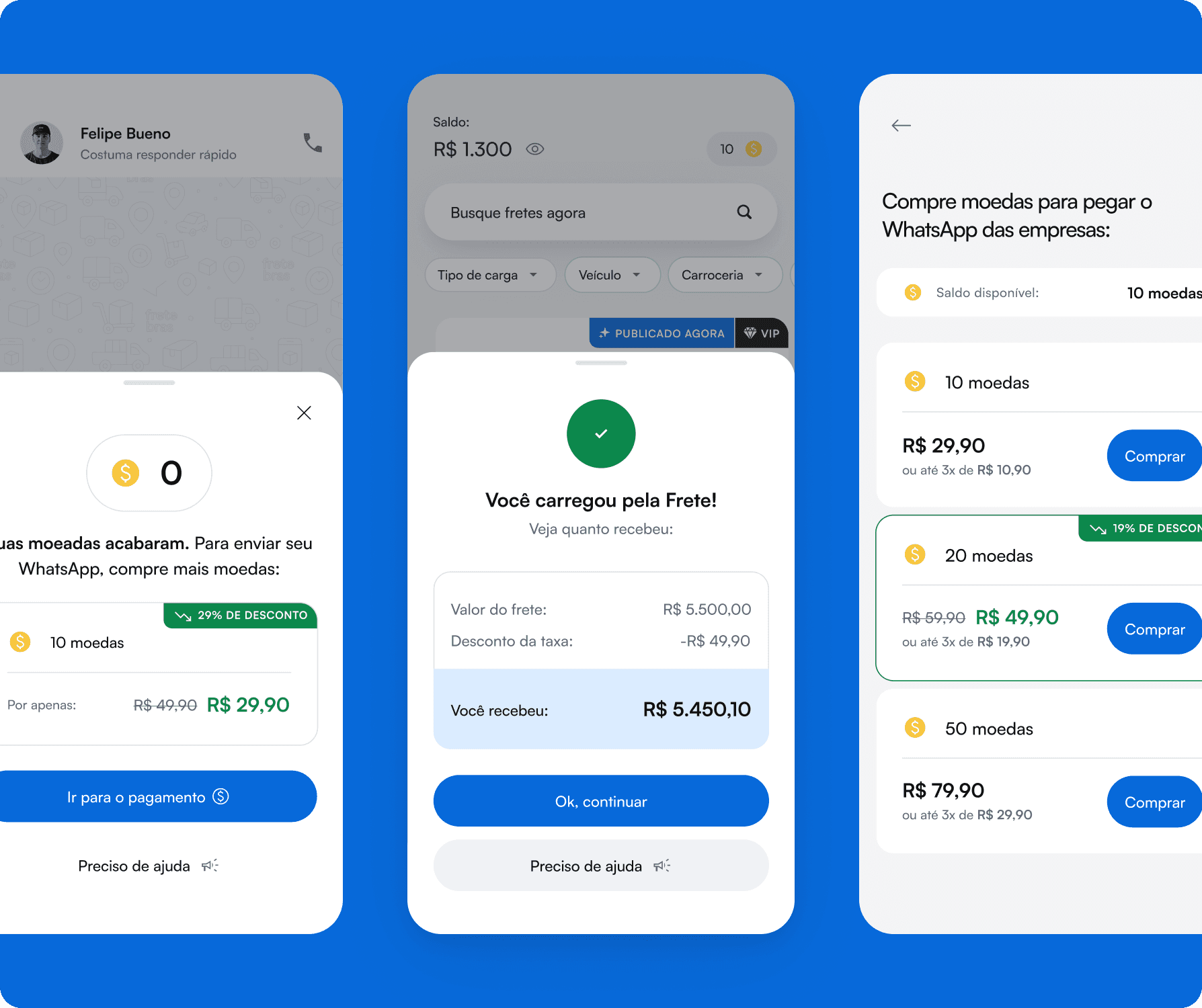 Frete.com — mockup 7